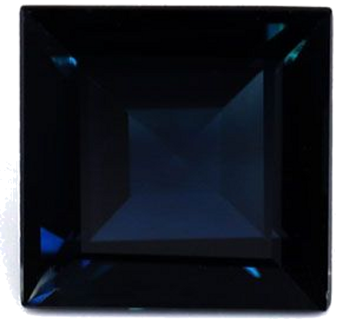 0.92 carat BLUE Square Safyras (1)