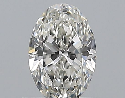 0.53 carat H-VVS2 Natūralus Oval Deimantas (1)