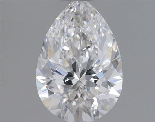 0.37 carat F-VS2 Natūralus Pear Deimantas (1)