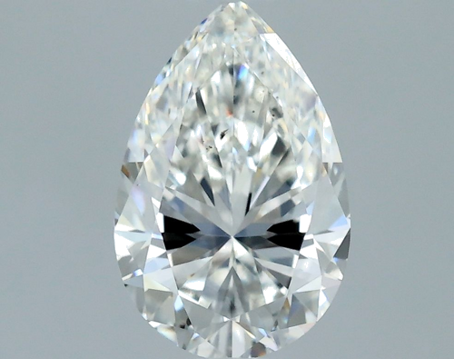 0.7 carat G-SI1 Natūralus Pear Deimantas (1)