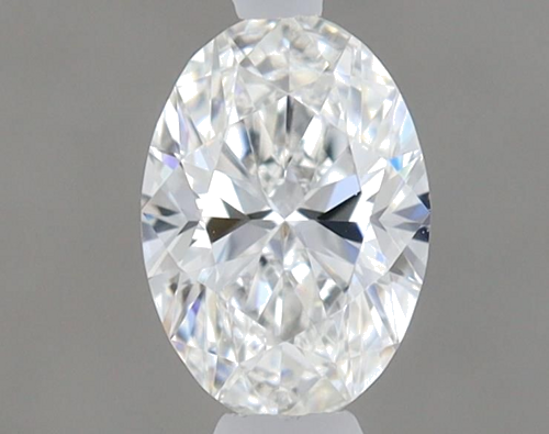 0.4 carat F-VVS1 Natūralus Oval Deimantas (1)