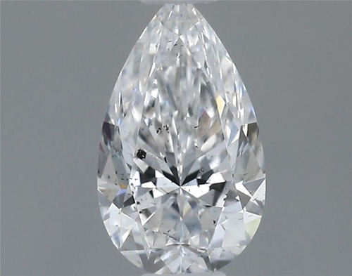 0.3 carat D-SI2 Natūralus Pear Deimantas (1)