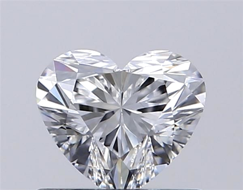 0.56 carat E-VS2 Natūralus Heart Deimantas (1)
