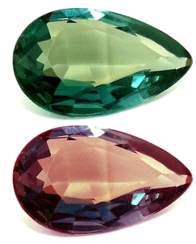 0.13 carat GREEN Pear Alexandrite (1)