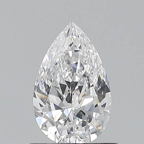 0.7 carat D-VS2 Natūralus Pear Deimantas (1)