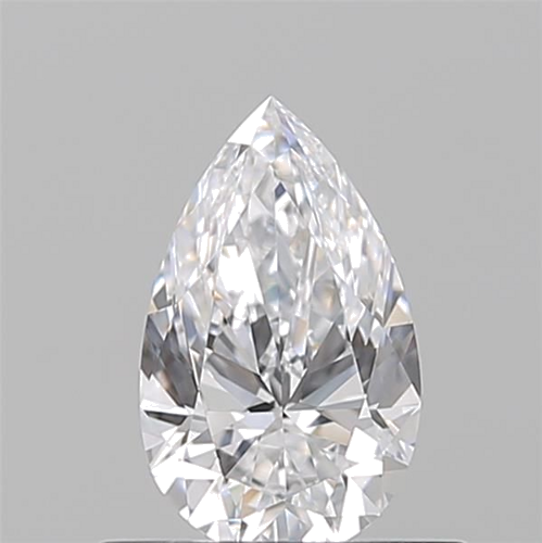 0.5 carat D-VVS1 Natūralus Pear Deimantas (1)