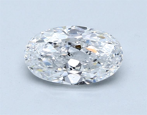 1.51 carat D-SI1 Natūralus Oval Deimantas (1)