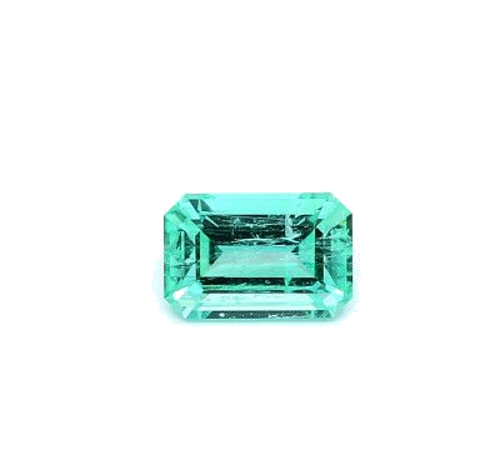 0.82 carat GREEN STEP cut Octagonal Smaragdas (1)