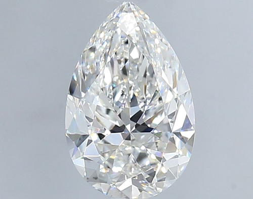 1.0 carat F-VS2 Natūralus Pear Deimantas (1)