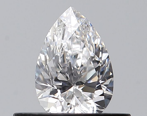 0.38 carat D-VS2 Natūralus Pear Deimantas (1)