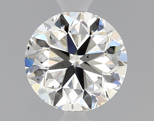 0.5 carat E-IF Very Good cut Natūralus Round Deimantas (1)