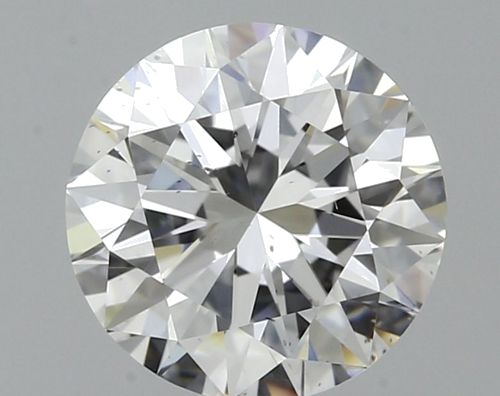 0.59 carat E-SI1 Excellent cut Natūralus Round Deimantas (1)