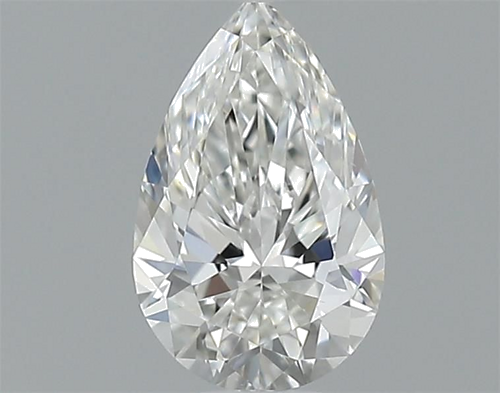 0.41 carat F-VS2 Natūralus Pear Deimantas (1)