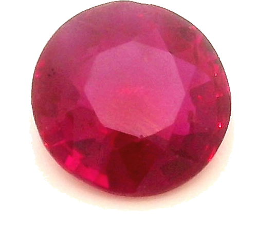 0.54 carat RED Round Rubinas (1)