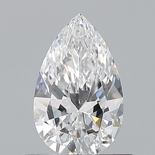 0.6 carat D-VVS2 Natūralus Pear Deimantas (1)