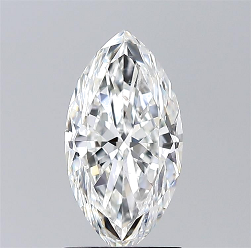 1.51 carat H-SI1 Natūralus Marquise Deimantas (1)