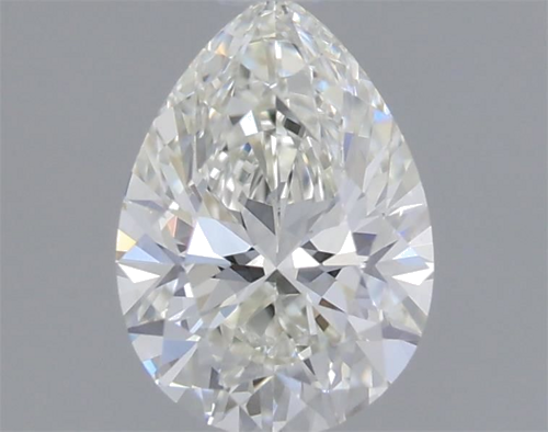 0.6 carat D-VS1 Natūralus Pear Deimantas (1)