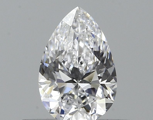 0.3 carat D-VVS1 Natūralus Pear Deimantas (1)