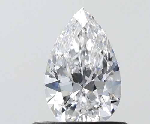 0.53 carat D-VVS2 Natūralus Pear Deimantas (1)