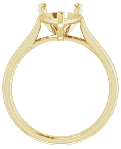 Sužadėtuvių Žiedas „Solitaire“ 585 Geltonojo Aukso Pear Shape 12mm x 8mm (2)