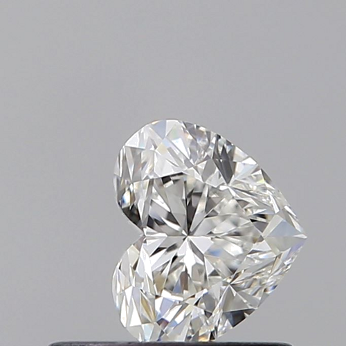 0.51 carat F-VVS2 Natūralus Heart Deimantas (1)