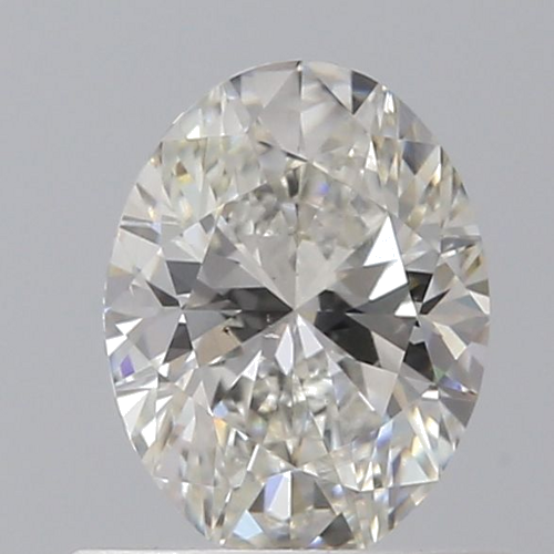 0.6 carat H-SI1 Natūralus Oval Deimantas (1)