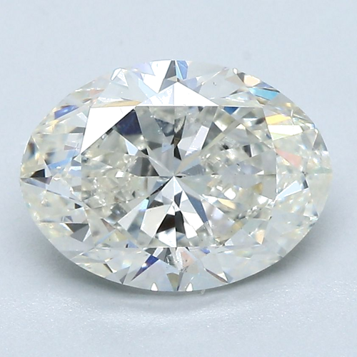 2.52 carat I-SI2 Natūralus Oval Deimantas (1)