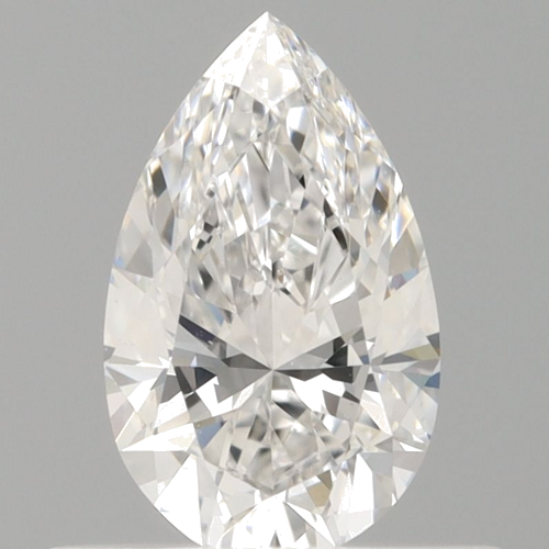 0.5 carat E-SI1 Natūralus Pear Deimantas (1)