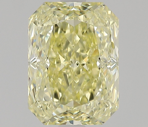 1.02 carat Fancy Yellow-VS1 Natūralus Radiant Deimantas (1)