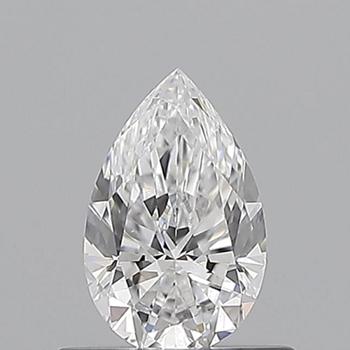 0.5 carat D-VS2 Natūralus Pear Deimantas (1)