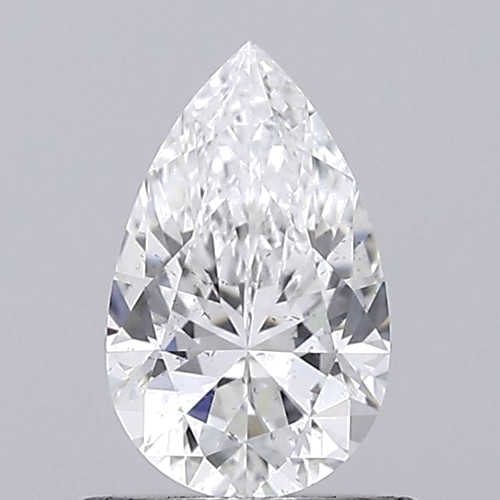 0.57 carat F-SI1 Natūralus Pear Deimantas (1)