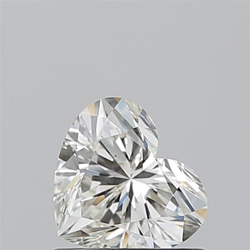 0.71 carat J-VVS2 Natūralus Heart Deimantas (1)
