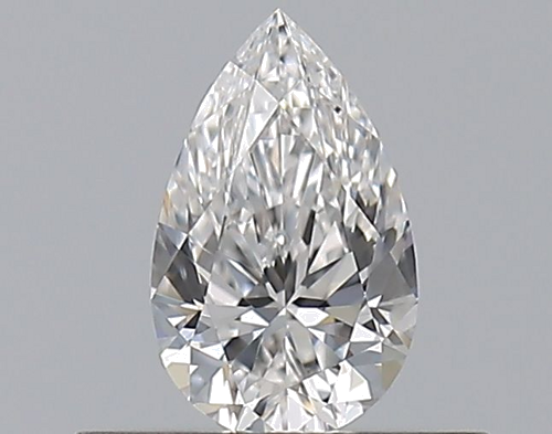 0.3 carat E-VVS1 Natūralus Pear Deimantas (1)