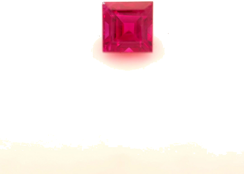 0.52 carat RED Square Rubinas (1)
