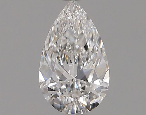 0.51 carat F-SI1 Natūralus Pear Deimantas (1)