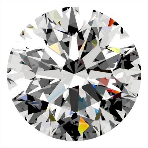 0.4 carat H-VS1 Very Good cut Natūralus Round Deimantas (1)