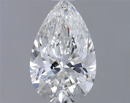 0.75 carat G-VS2 Natūralus Pear Deimantas (1)