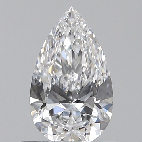 0.5 carat D-VVS1 Natūralus Pear Deimantas (1)