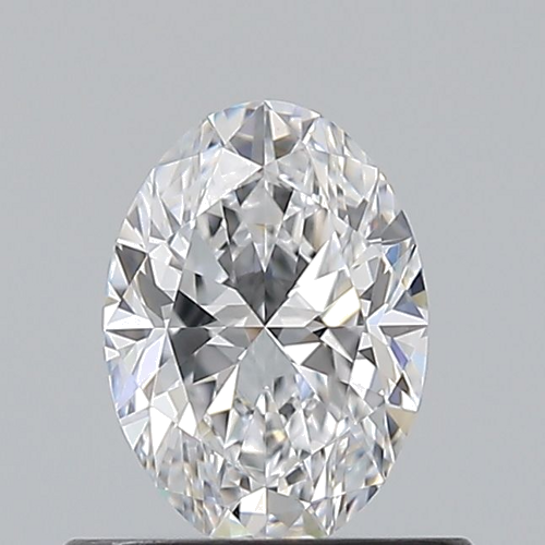 0.57 carat D-VVS1 Natūralus Oval Deimantas (1)