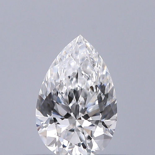 0.35 carat D-VVS2 Natūralus Pear Deimantas (1)