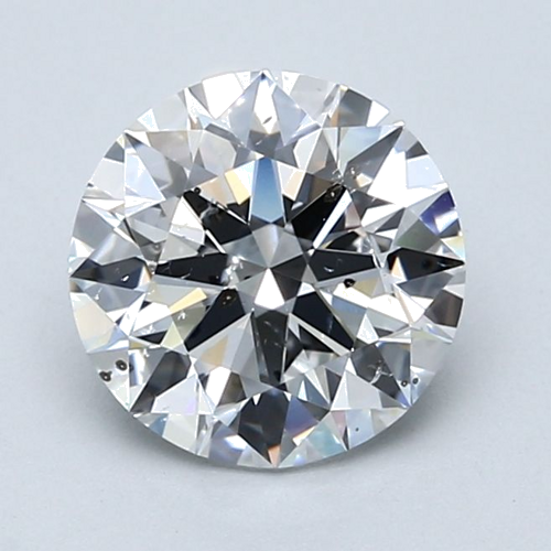2.02 carat D-SI2 Excellent cut Natūralus Round Deimantas (1)