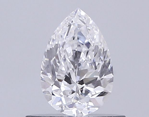 0.51 carat D-VS1 Natūralus Pear Deimantas (1)