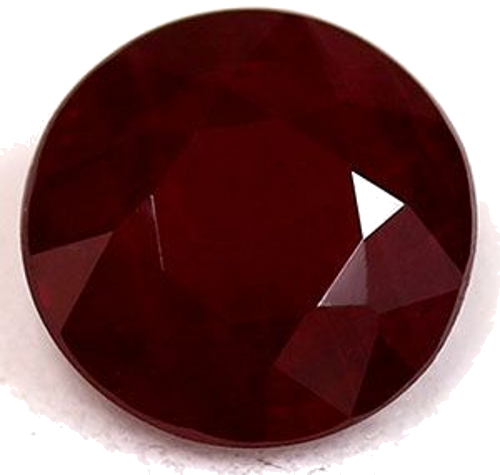 0.56 carat RED Round Rubinas (1)