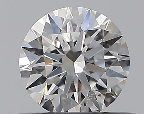 0.42 carat F-SI2 Excellent cut Natūralus Round Deimantas (1)