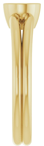 Sužadėtuvių Žiedas „Bezel-Set Solitaire“ 14k yellow gold Round 4.8mm (4)