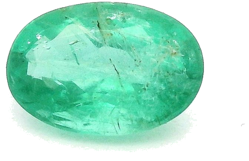 0.48 carat GREEN Oval Smaragdas (1)