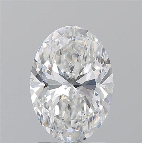 2.01 carat F-SI2 Natūralus Oval Deimantas (1)