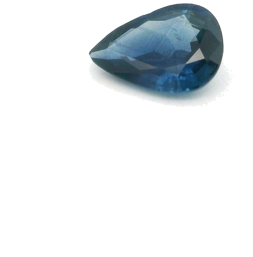 0.69 carat BLUE Pear Safyras (1)