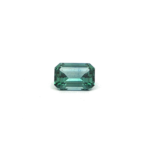 0.67 carat BLUE STEP cut Emerald Safyras (1)