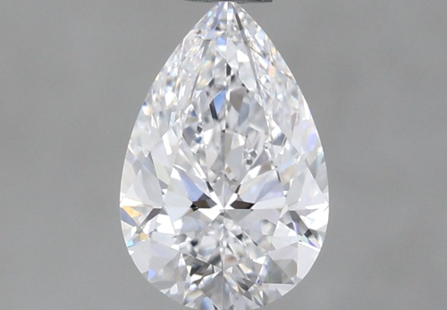 0.7 carat D-VS1 Natūralus Pear Deimantas (1)